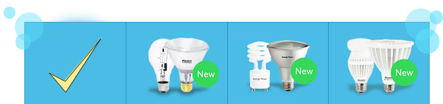 EcoHalogen, CFL, LED - New